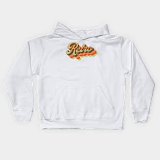 Retro Typography Design Kids Hoodie